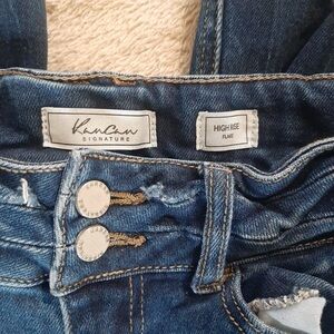 KanCan High Rise Flare Jeans - Dark Blue